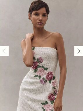 Helsi | Dresses | Helsi Kaia 3d Floral Strapless Midi Dress | Poshmark